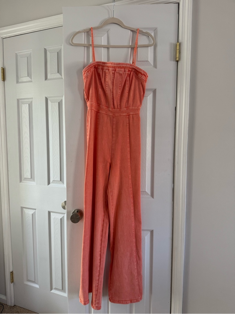 Vici Coral Strap Jumpsuit with Wide Legs